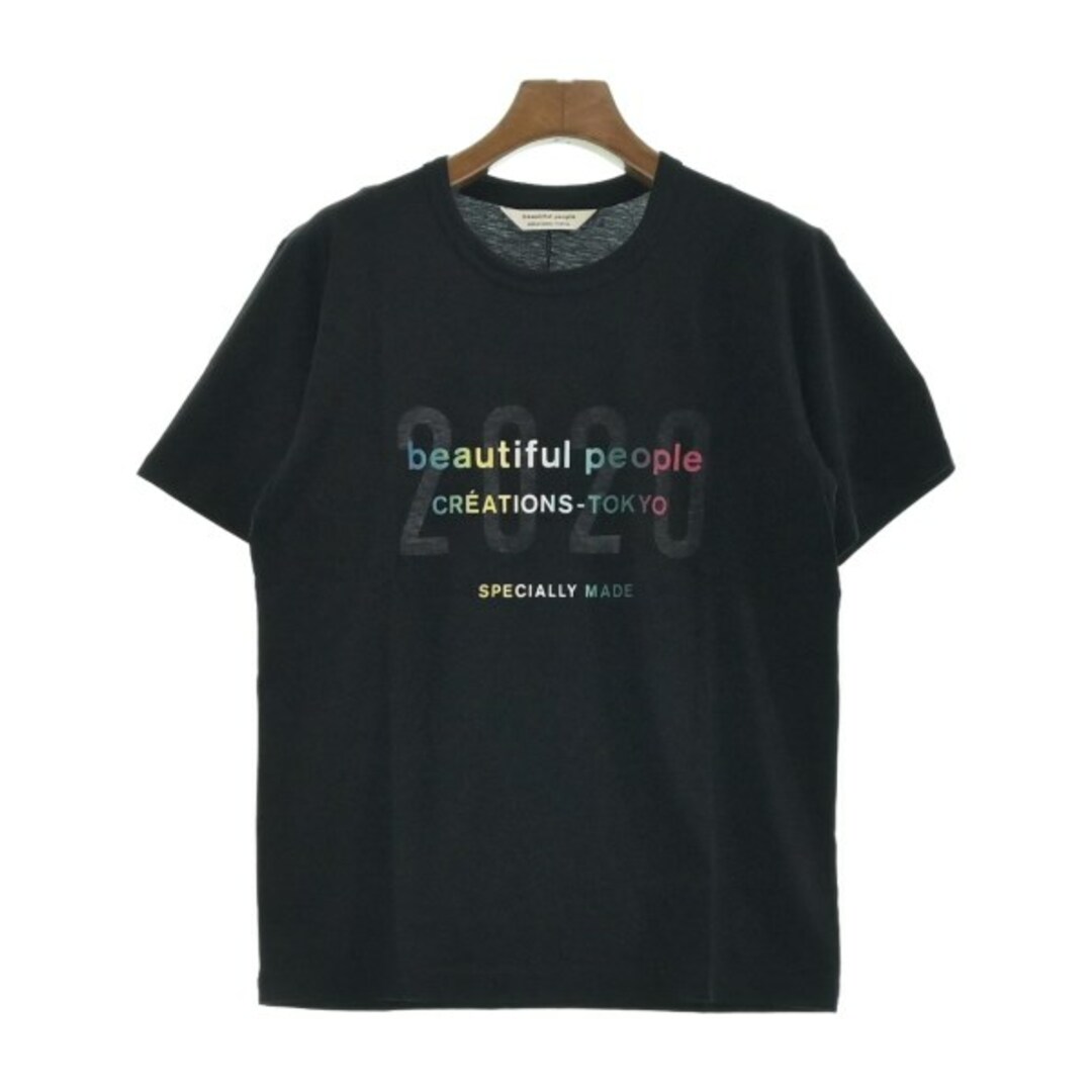 beautiful people(ビューティフルピープル)のbeautiful people Tシャツ・カットソー 170 黒 【古着】【中古】 メンズのトップス(Tシャツ/カットソー(半袖/袖なし))の商品写真