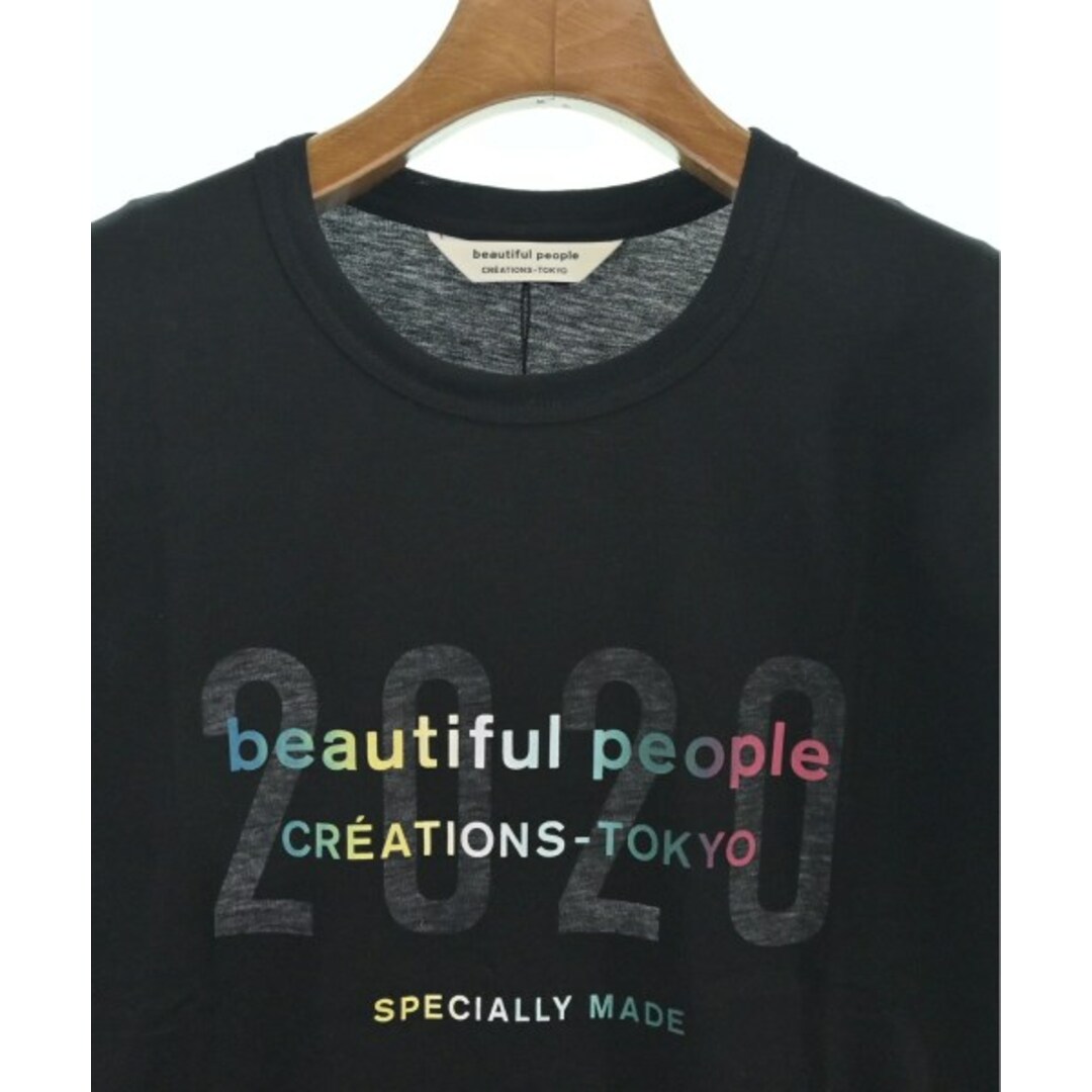 beautiful people(ビューティフルピープル)のbeautiful people Tシャツ・カットソー 170 黒 【古着】【中古】 メンズのトップス(Tシャツ/カットソー(半袖/袖なし))の商品写真