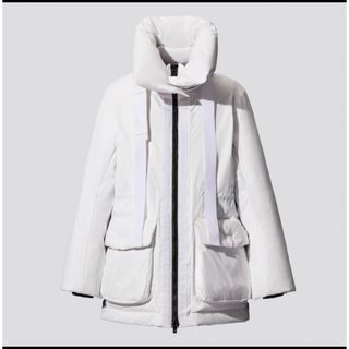 レディースUNIQLO×JIL SANDER ハイブリッドダウン ネイビーSサイズ