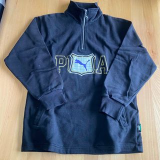 プーマ(PUMA)の8 トレーナー　黒　ブラック　小学生　男の子　チャック付き　PUMA プーマ(Tシャツ/カットソー)