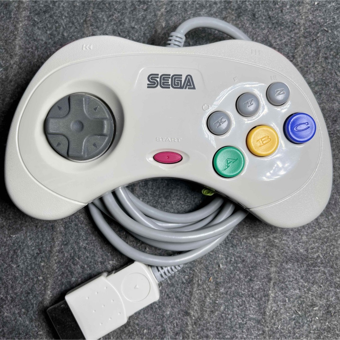 SEGA(セガ)の【すぐ遊べる】SS セガサターン 白 シロ 本体 電池交換メンテ済み 管理225 エンタメ/ホビーのゲームソフト/ゲーム機本体(家庭用ゲーム機本体)の商品写真