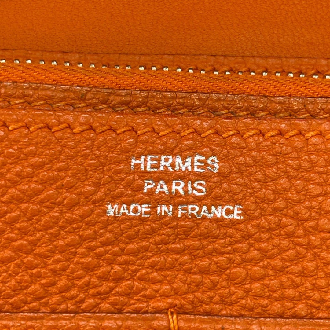 Hermes(エルメス)のエルメス HERMES 長財布
 ドゴンGM オレンジ レディースのファッション小物(財布)の商品写真