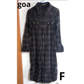 ゴア(goa)の【goa 】2wayネルチェックロングワンピース(ロングワンピース/マキシワンピース)