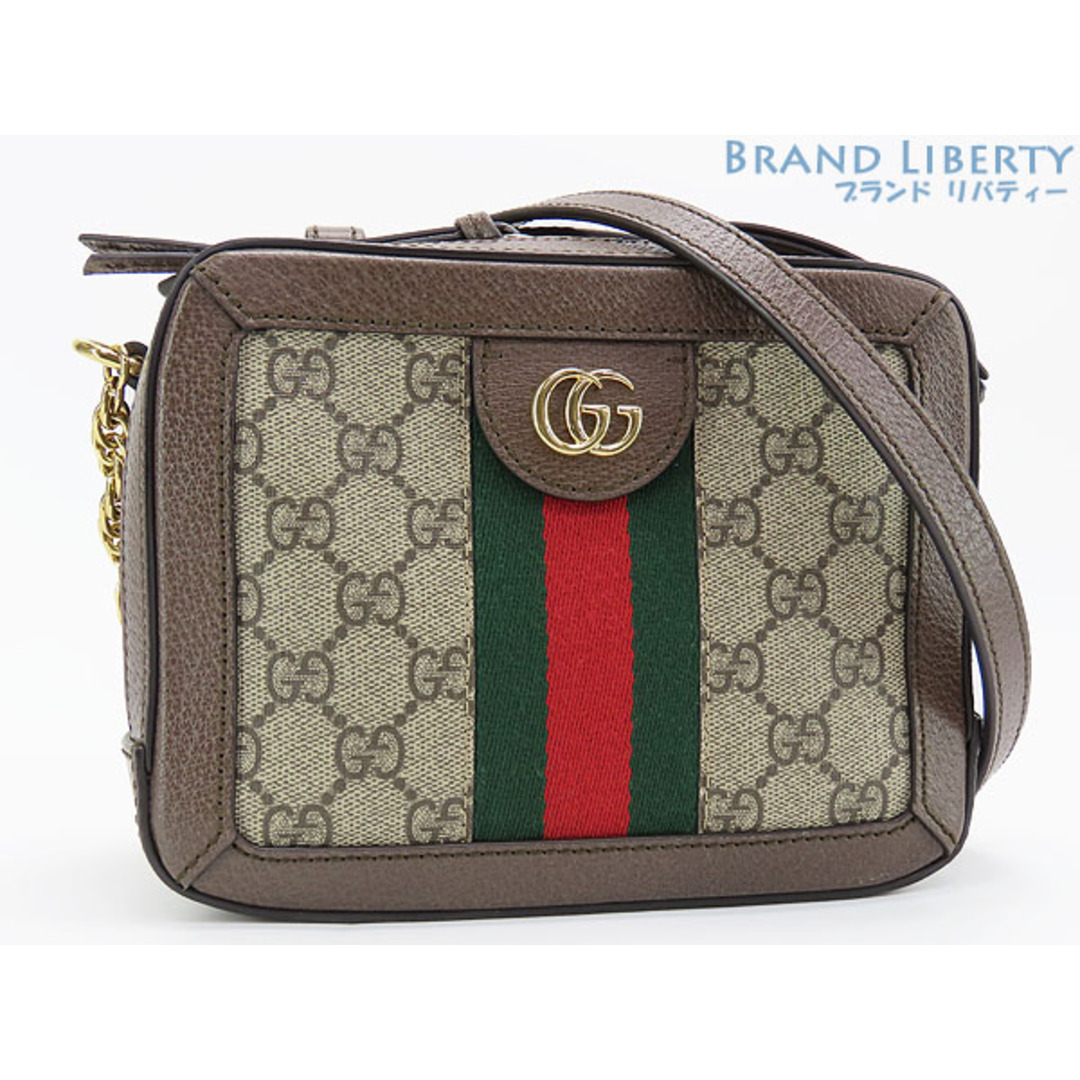 Gucci(グッチ)の新品同様グッチオフィディアGGスプリームシェリーライン斜め掛け ミニ  レディースのバッグ(ショルダーバッグ)の商品写真