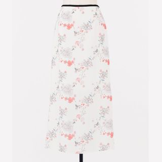 スカートTanaka Daisuke  White pearl skirt Pink