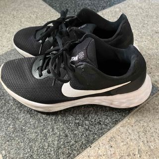 ナイキ(NIKE)の【中古】NIKE スニーカー　黒25cm(スニーカー)