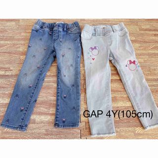 ベビーギャップ(babyGAP)のGAPbaby kidsデニム　ミニー　ディズニー　4Y 100cm 110cm(パンツ/スパッツ)