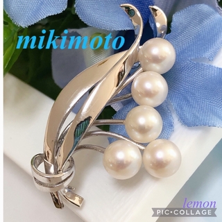 【美品】MIKIMOTO　ミキモト　パーティーバッグ　真珠　チェーン紐　レトロ