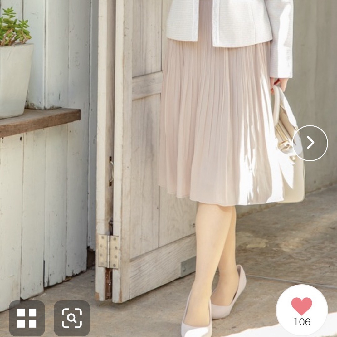 HONEYS(ハニーズ)のプリーツスカート　ピンク レディースのスカート(ひざ丈スカート)の商品写真