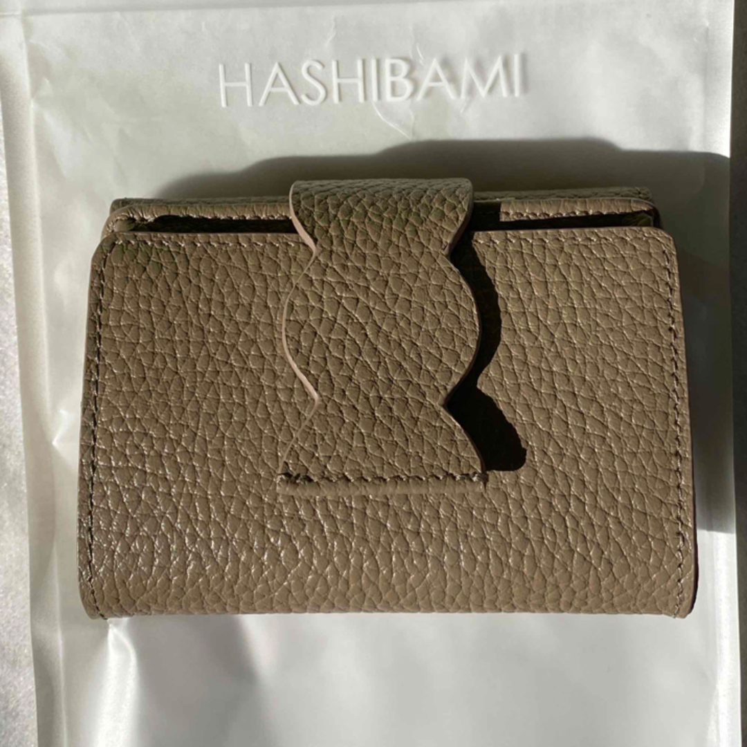 Hashibami(ハシバミ)の訳あり★新品未使用★HASHIBAMI★ミチカケ3つ折り財布  レディースのファッション小物(財布)の商品写真