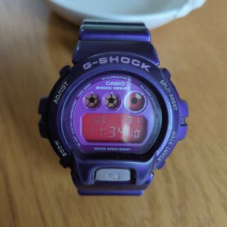 ジーショック(G-SHOCK)のCASIO G-SHOCK DW-6900cc パープル　紫💜(腕時計(デジタル))