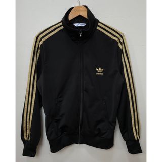 アディダス(adidas)のアディダスadidas　トラックジャケット　XL　ブラック　ゴールドロゴ(ジャージ)