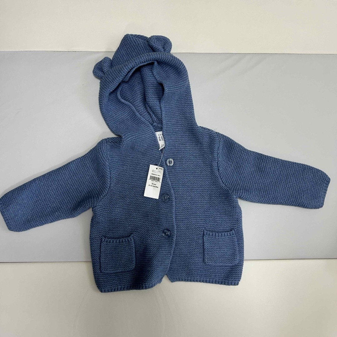 babyGAP(ベビーギャップ)のgap くま耳　カーディガン　 キッズ/ベビー/マタニティのベビー服(~85cm)(カーディガン/ボレロ)の商品写真