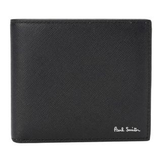 ポールスミス(Paul Smith)の新品 ポールスミス PAUL SMITH 2つ折り財布 BILLFOLD AND COIN WALLET ブラック(折り財布)