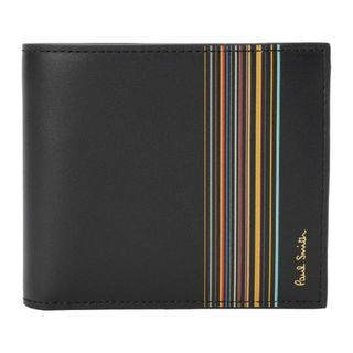 ポールスミス(Paul Smith)の新品 ポールスミス PAUL SMITH 2つ折り財布 BILLFOLD AND COIN WALLET ブラック(折り財布)