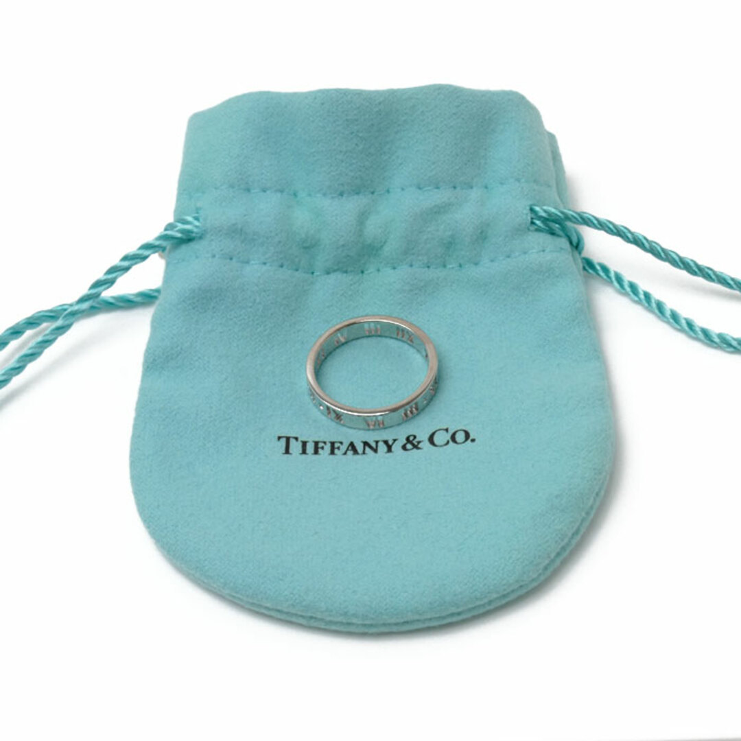 Tiffany & Co.(ティファニー)のTIFFANY&Co. ティファニー K18WG ホワイトゴールド アトラス ピアスド 4Pダイヤ リング・指輪 ダイヤモンド 13.5号 3.4g レディース【中古】【美品】 レディースのアクセサリー(リング(指輪))の商品写真