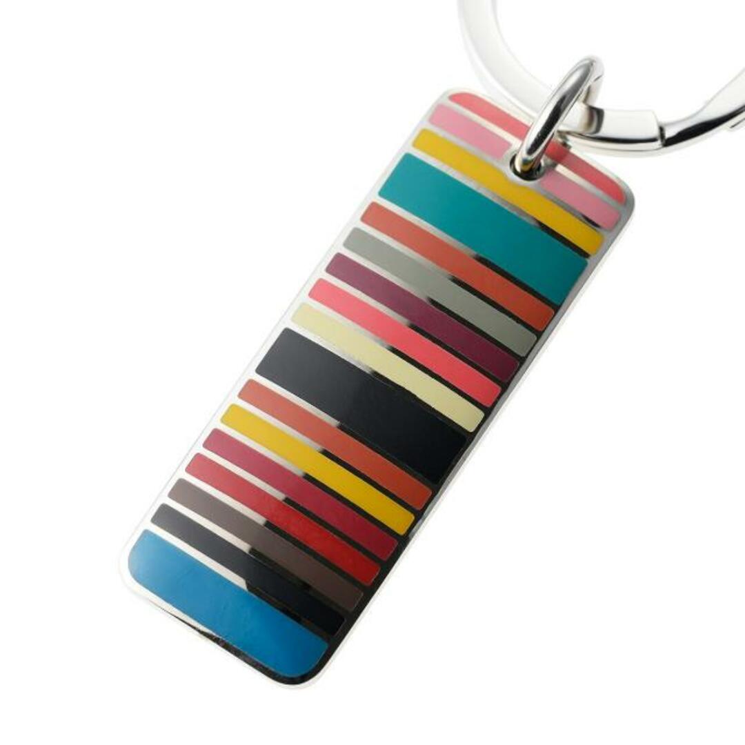 Paul Smith(ポールスミス)の新品 ポールスミス PAUL SMITH キーホルダー KEY HOLDER シルバー/マルチ メンズのファッション小物(キーホルダー)の商品写真