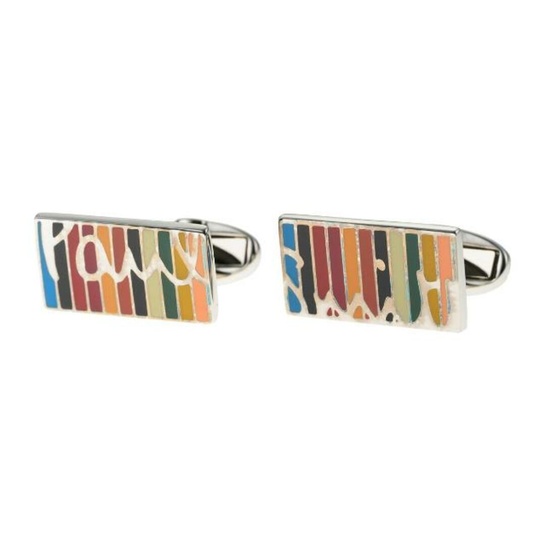 新品 ポールスミス PAUL SMITH カフスボタン CUFFLINKS WITH LOGO マルチカラー約-gMULTICOLOR本体