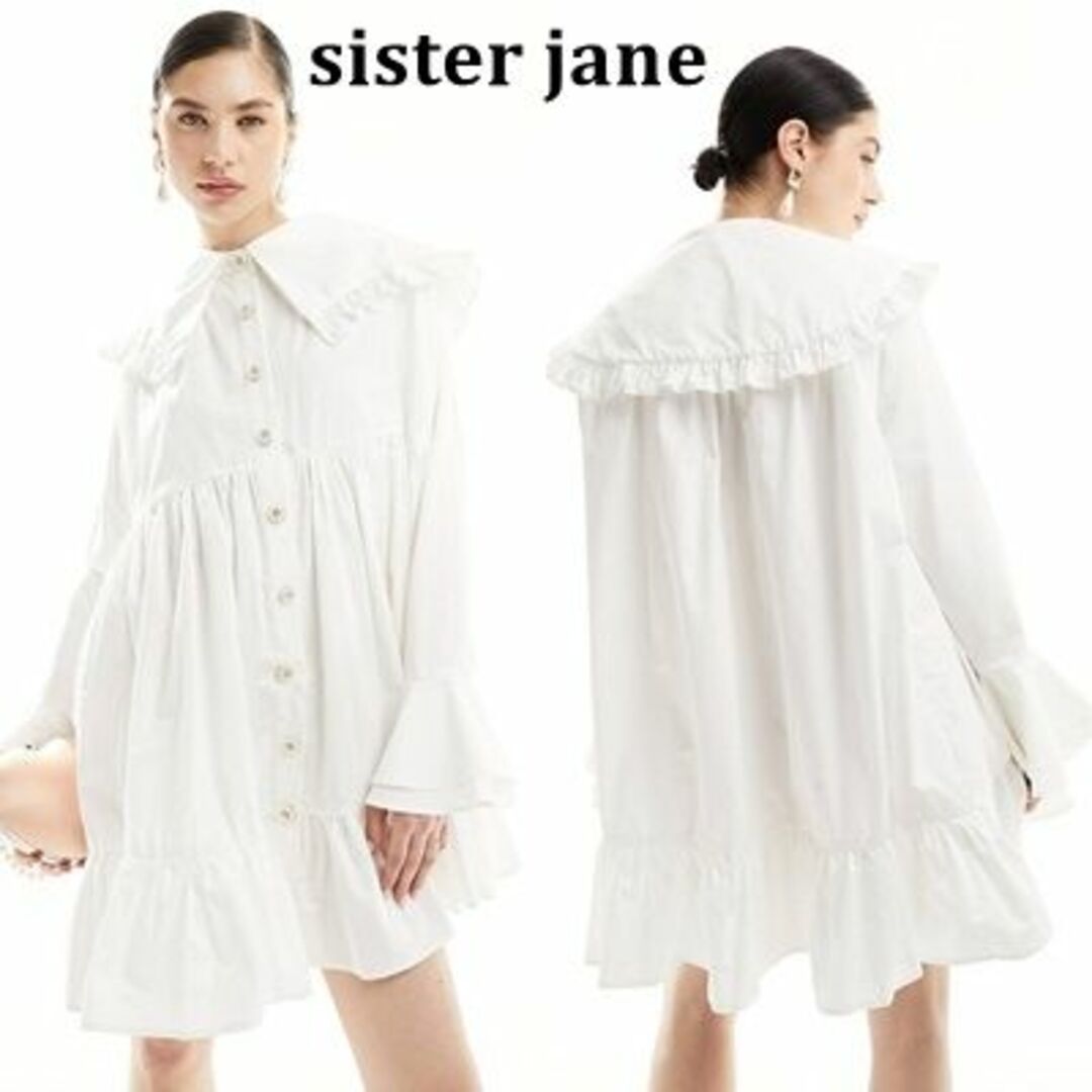 sister jane(シスタージェーン)のSister Jane ビジューボタン ミニワンピース レディースのワンピース(ミニワンピース)の商品写真