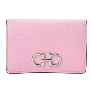 フェラガモ(Ferragamo)の新品 フェラガモ FERRAGAMO カードケース CREDIT CARD HOLDER バブルガム(名刺入れ/定期入れ)