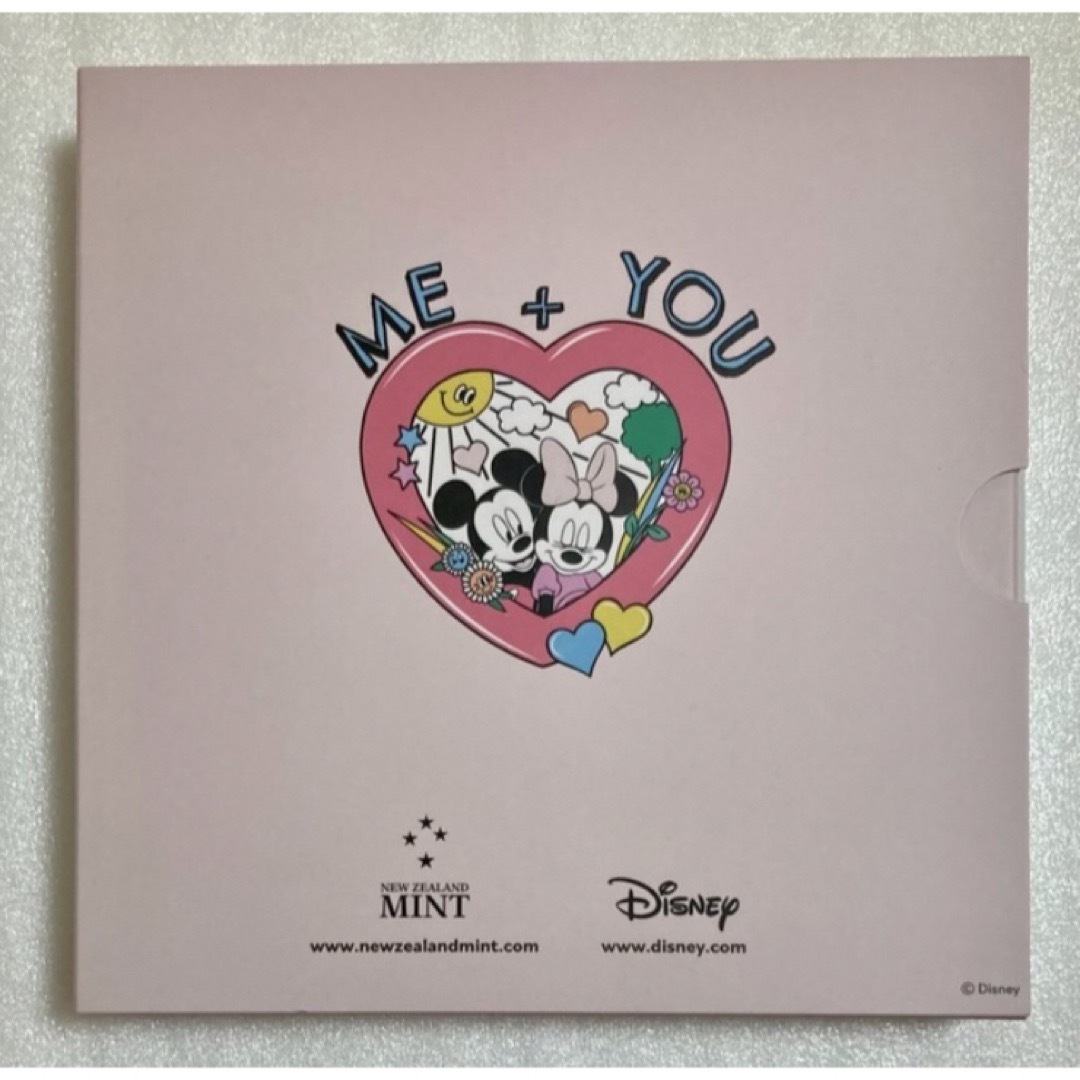 Disney(ディズニー)の2023 ニウエ　LOVE always wins １オンス銀貨カラープルーフ エンタメ/ホビーの美術品/アンティーク(貨幣)の商品写真
