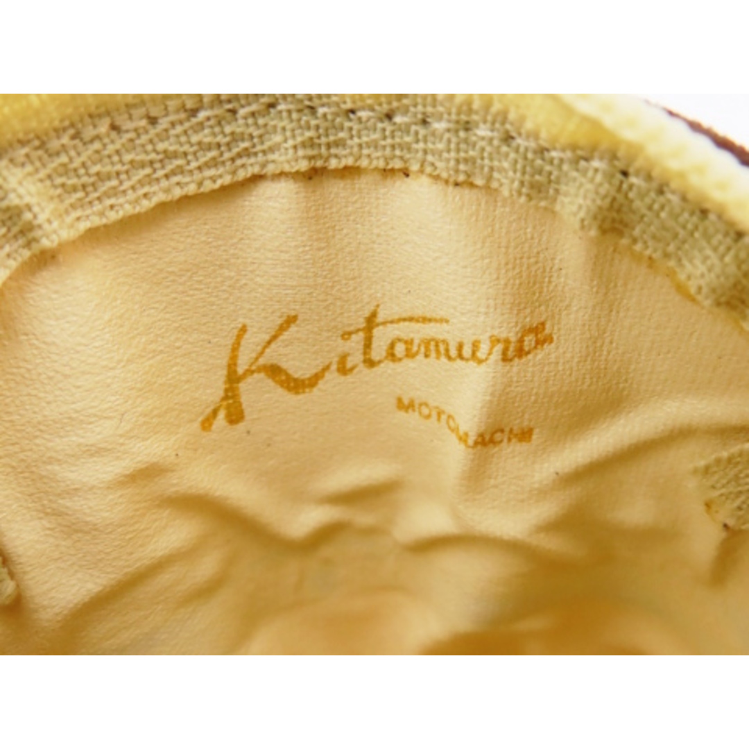 Kitamura(キタムラ)のK02-3 Kitamura キタムラ Kロゴ レザー コインケース 小銭入れ ベージュ系 レディースのファッション小物(財布)の商品写真