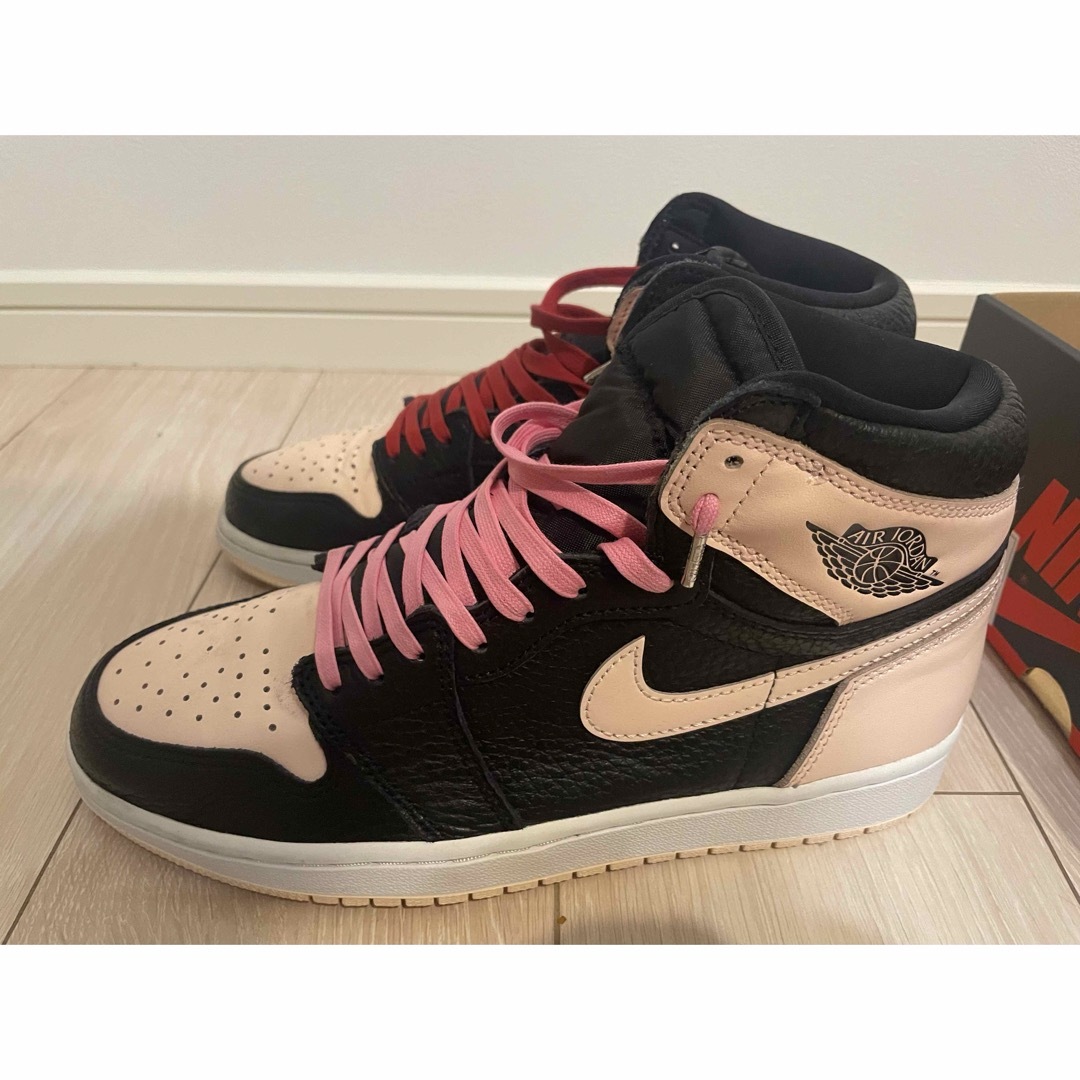 NIKE(ナイキ)のaj1  black pink air jordan1 メンズの靴/シューズ(スニーカー)の商品写真