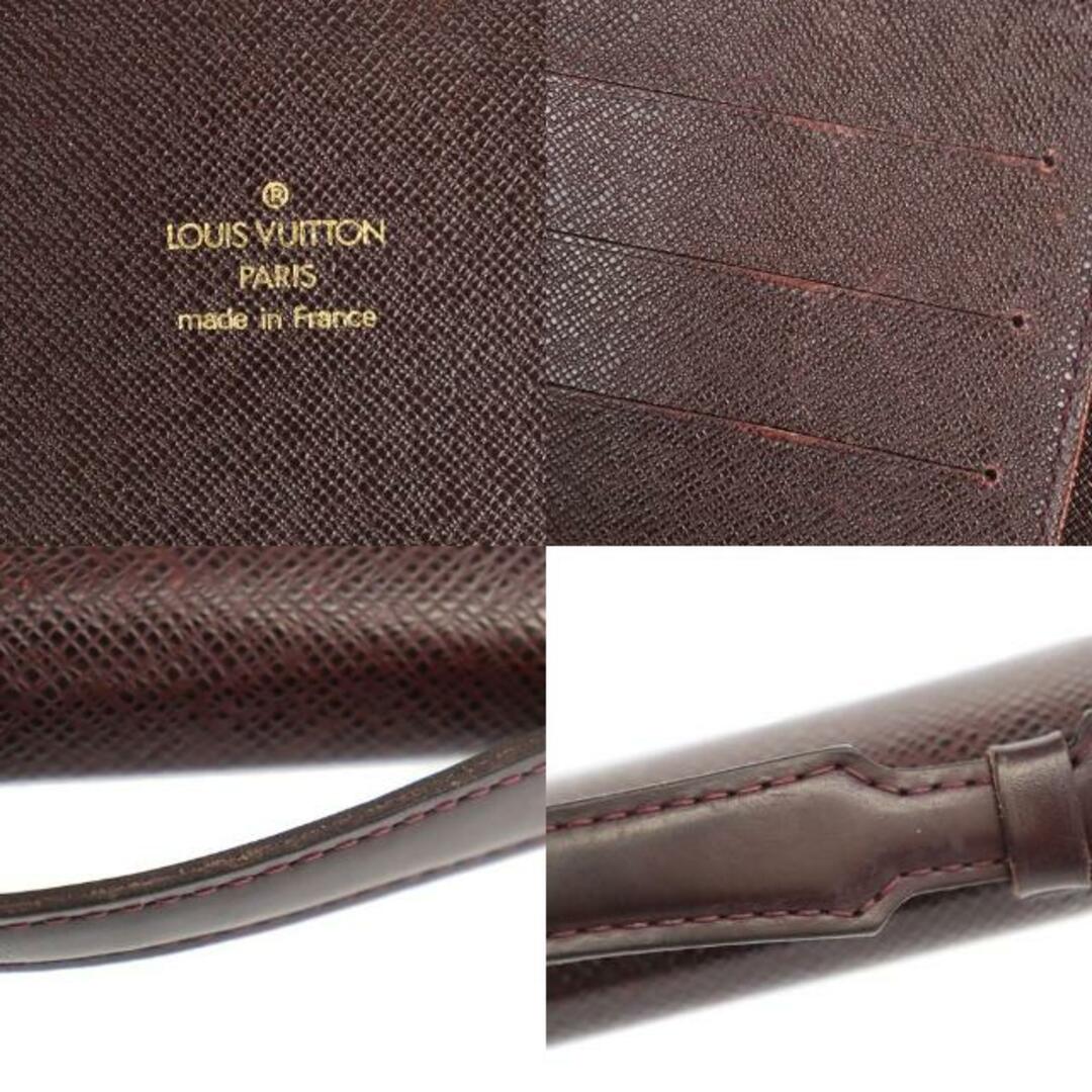 LOUIS VUITTON(ルイヴィトン)のルイヴィトン マルチケース オーガナイザー アトール M30656 中古 タイガ ライン アカジュー レザー LOUIS VUITTON 【中古】 | ロングウォレット 財布 ブランド メンズ シンプル パスポート 旅行 トラベル 赤茶 ビトン LV ファッション ABランク インテリア/住まい/日用品の日用品/生活雑貨/旅行(旅行用品)の商品写真