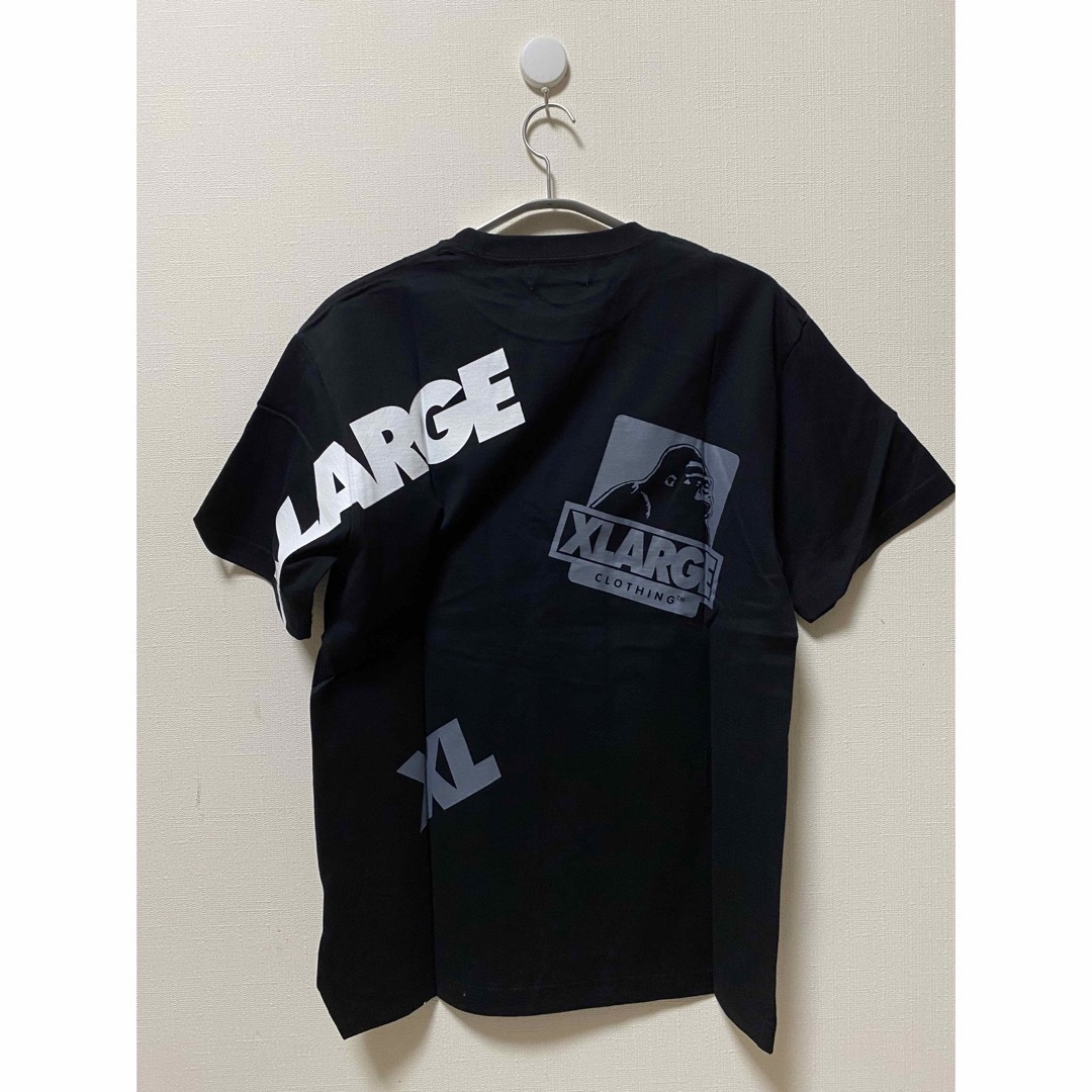 XLARGE(エクストララージ)の新品　エクストララージ　Tシャツ　ブラック　Mサイズ メンズのトップス(Tシャツ/カットソー(半袖/袖なし))の商品写真