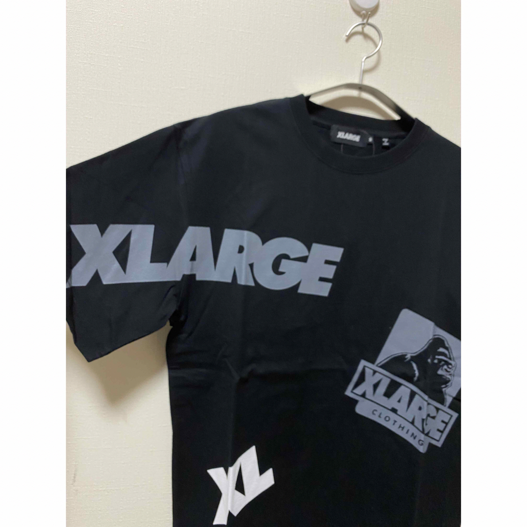 XLARGE(エクストララージ)の新品　エクストララージ　Tシャツ　ブラック　Mサイズ メンズのトップス(Tシャツ/カットソー(半袖/袖なし))の商品写真