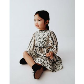 ザラ(ZARA)のZARA　ザラベビー　フラワーパッチワークワンピース(ワンピース)