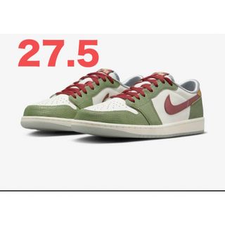 ナイキ(NIKE)のエアジョーダン1 27.5レトロ LOW OG ルナ ニューイヤーメンズシューズ(スニーカー)