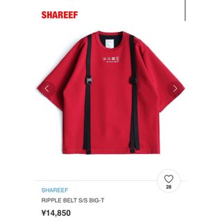 シャリーフ(SHAREEF)の【人気】SHAREEF　シャリーフ　RIPPLE BELT S/S BIG-T(Tシャツ/カットソー(半袖/袖なし))