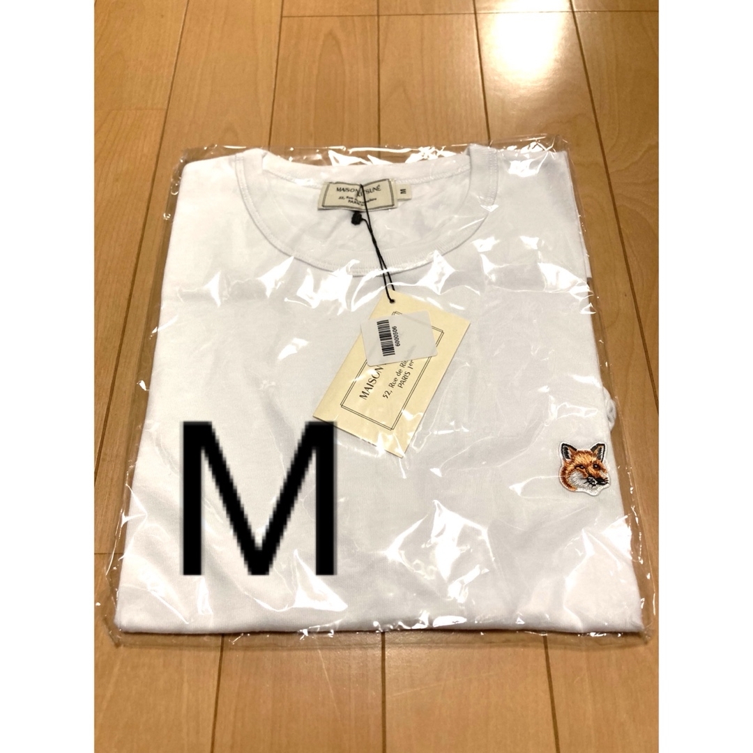 MAISON KITSUNE'(メゾンキツネ)の③ M メゾンキツネ　ワンフォックス　半袖　Tシャツ　白 レディースのトップス(Tシャツ(半袖/袖なし))の商品写真