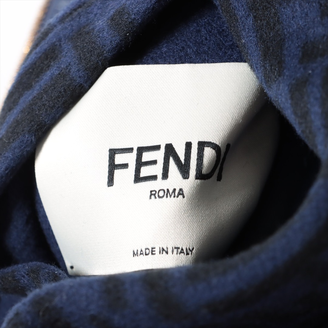 FENDI(フェンディ)のフェンディ ズッカ ウール×シルク 36 ブルー レディース その他アウタ レディースのジャケット/アウター(その他)の商品写真