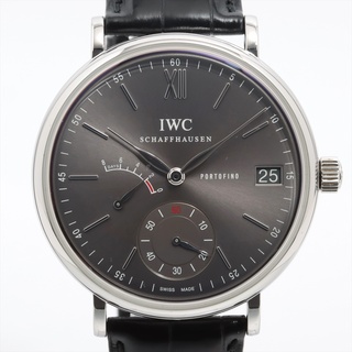 インターナショナルウォッチカンパニー(IWC)のIWC ポートフィノ ハンドワインド 8DAYS SS×革   メンズ 腕(腕時計(アナログ))