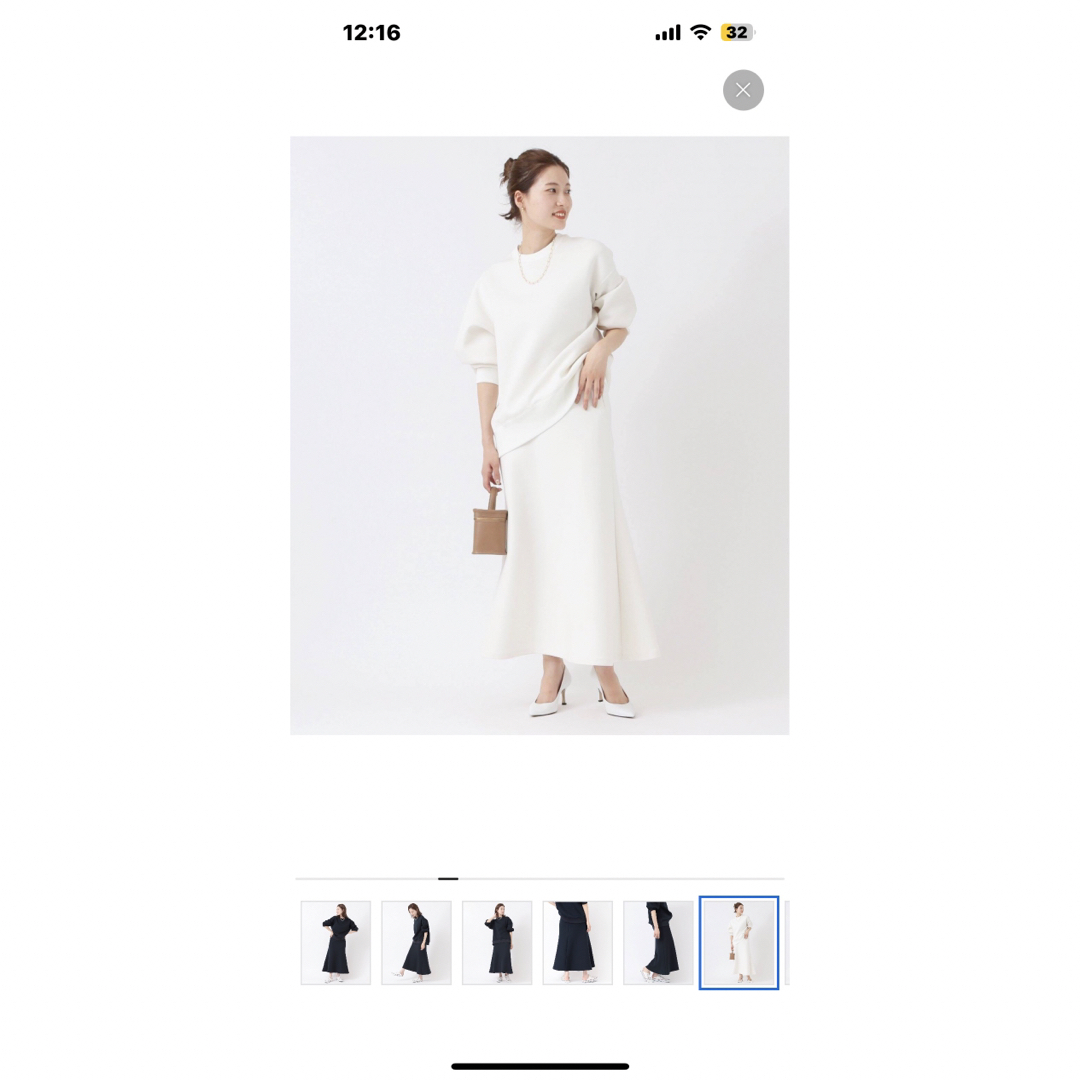 Plage(プラージュ)のみるらら様専用　plage minimal sweatスカート 36 レディースのスカート(ロングスカート)の商品写真