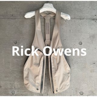 リックオウエンス(Rick Owens)の美品 rick owens 22FW Bauhaus コットン ベスト バッグ(ベスト)