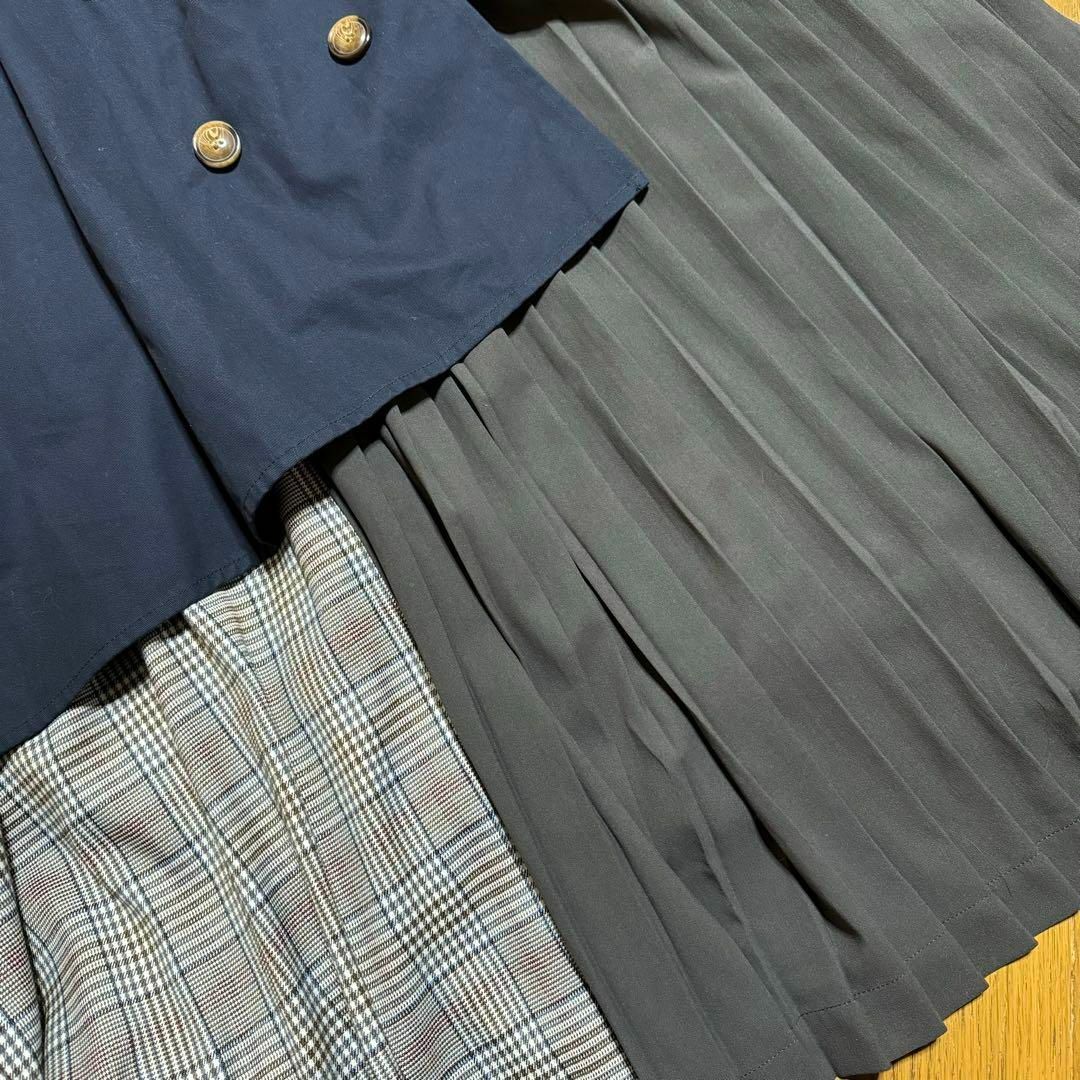 somari(ソマリ)のsomariソマリ　オシャレウォーカー　トレンチデザインアシメプリーツスカート レディースのスカート(ロングスカート)の商品写真