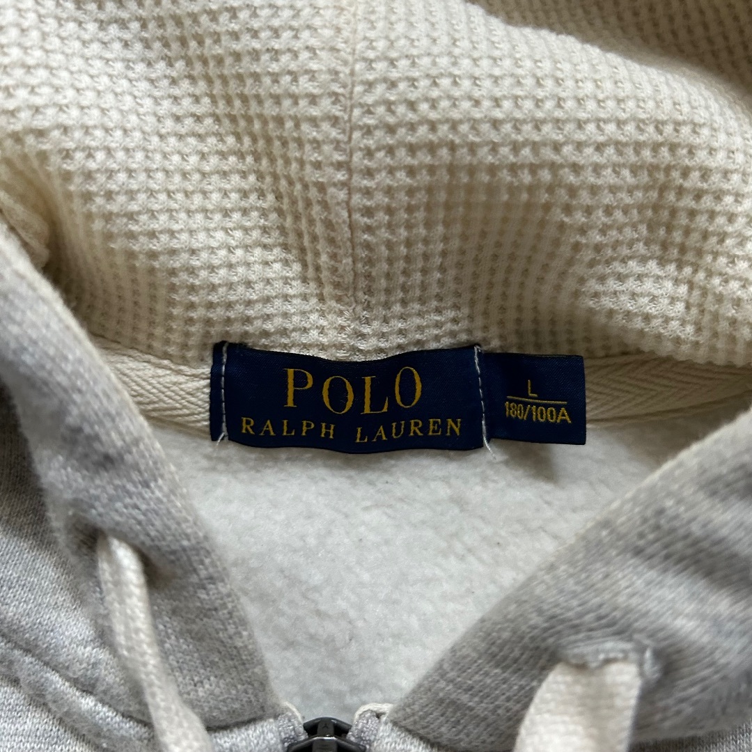 POLO RALPH LAUREN(ポロラルフローレン)のラルフローレン ジップアップパーカー L グレー メンズのトップス(パーカー)の商品写真