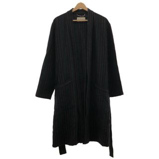 ワコマリア(WACKO MARIA)のWACKO MARIA ワコマリア 18AW MULTI STRIPED GOWN COAT マルチストライプガウンコート  ネイビー S(その他)