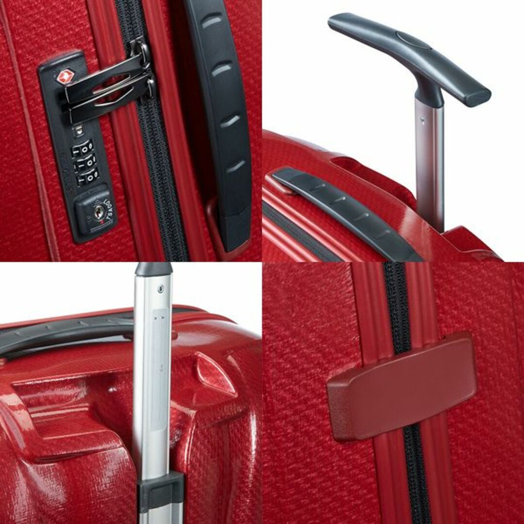 Samsonite(サムソナイト)の(KP0102)訳あり サムソナイト コスモライト 69cm レッド レディースのバッグ(スーツケース/キャリーバッグ)の商品写真