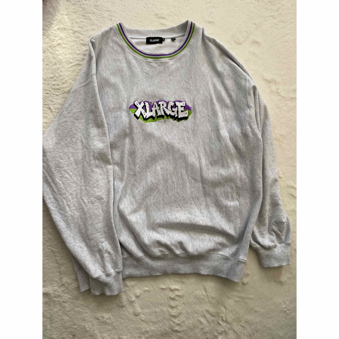 XLARGE(エクストララージ)のXLARGE スウェット　XL グレー メンズのトップス(スウェット)の商品写真