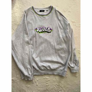 エクストララージ(XLARGE)のXLARGE スウェット　XL グレー(スウェット)