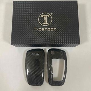 アウディ(AUDI)の【新品】アウディ T-carbon キーカバー  リアルカーボン　キーケース(その他)