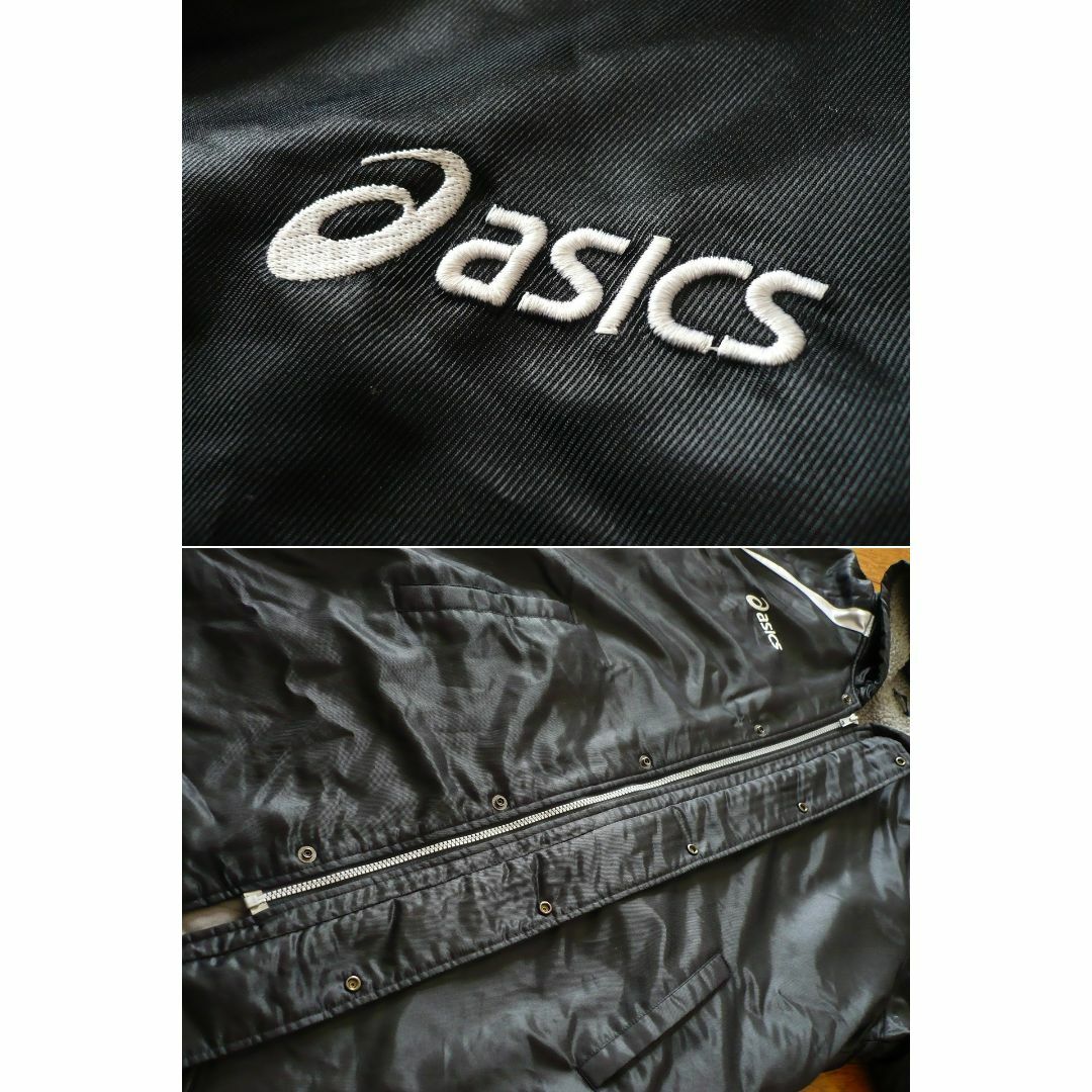 asics(アシックス)の送料込 美品★アシックス ボア ベンチコート S ネイビー XG574G メンズのジャケット/アウター(ナイロンジャケット)の商品写真