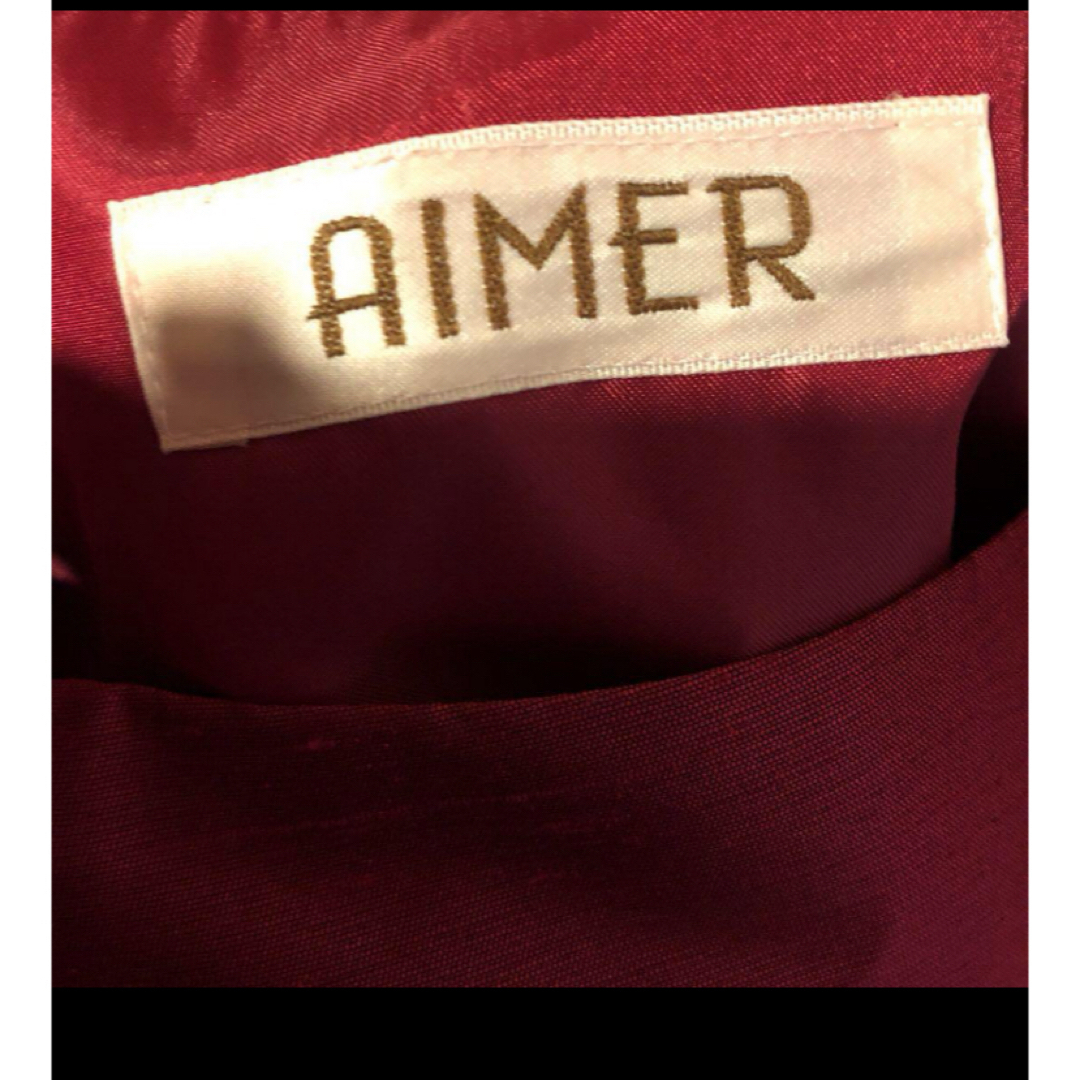 AIMER(エメ)のパーティードレス ワンピース AIMER レディースのワンピース(ひざ丈ワンピース)の商品写真
