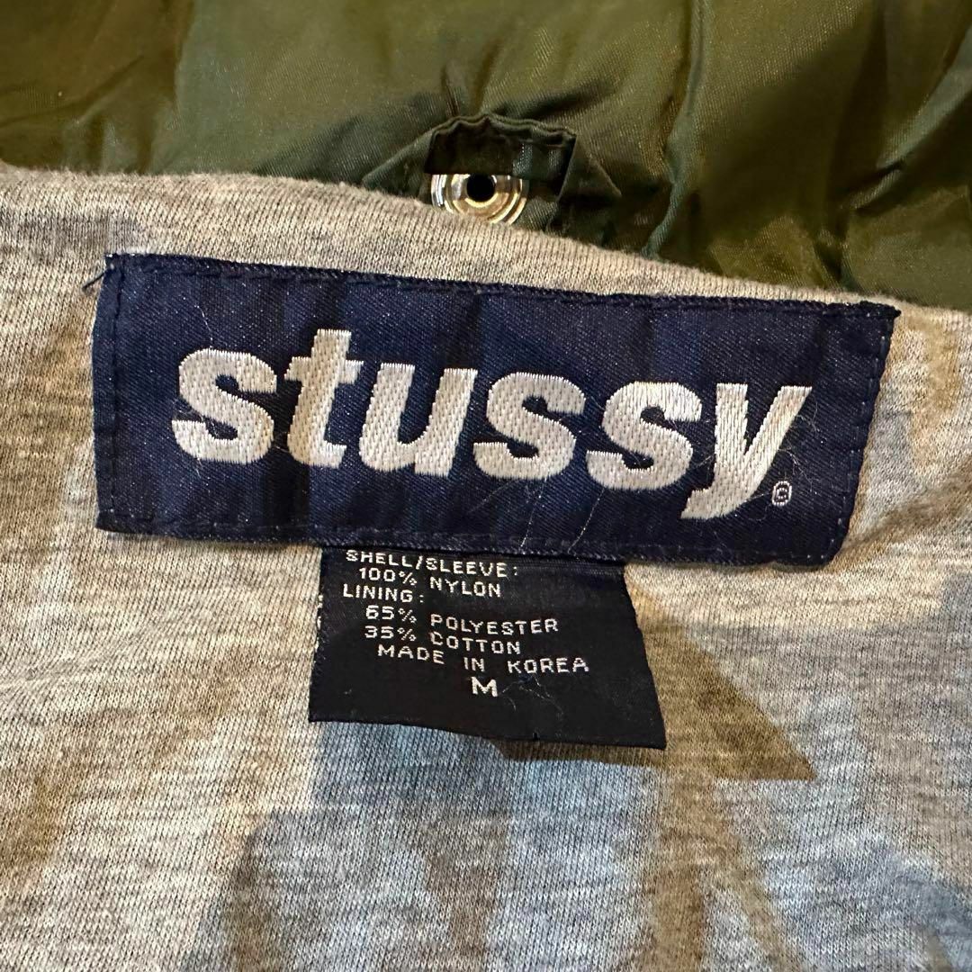 STUSSY - 希少 stussy ナイロンジャケット カーキ フード収納 胸 STUSSY - 希少 stussy ナイロンジャケット カーキ フード収納 胸
