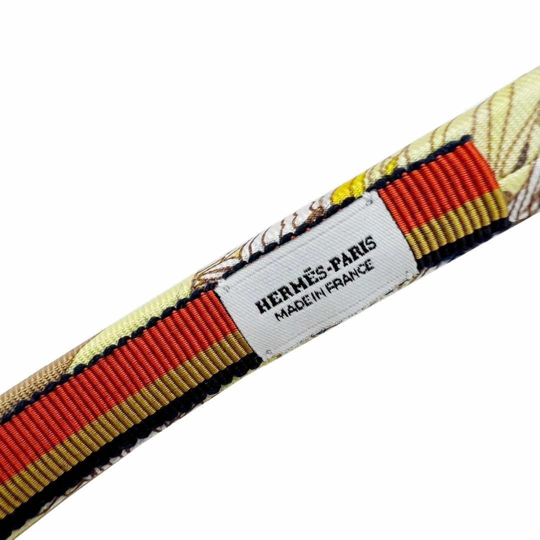 Hermes - HERMES エルメス ヘアバンド エルザ シルクツイル Hermes - HERMES エルメス ヘアバンド エルザ シルクツイル