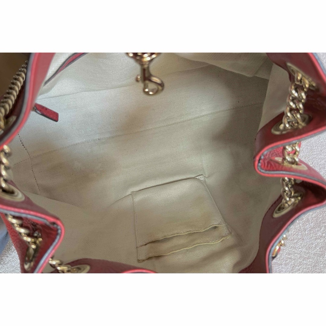 美品 GUCCI グッチ SOHO インターロッキングG ハンドバッグ 美品 GUCCI グッチ SOHO インターロッキングG ハンドバッグ